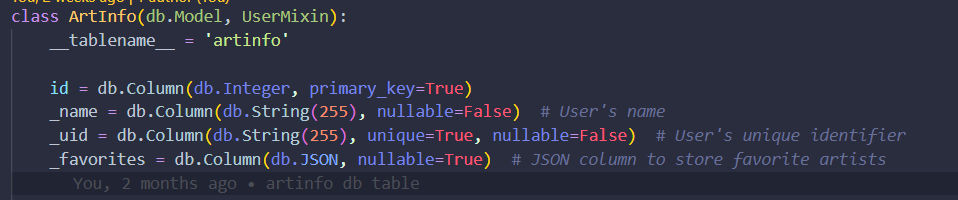 databasetable